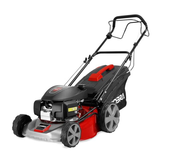 Cobra MX460SPH 46cm (18in) Petrol Lawn Mower, Honda powered with 3in1 Collect, Side-Discharge or Mulch. Self Propelled Drive