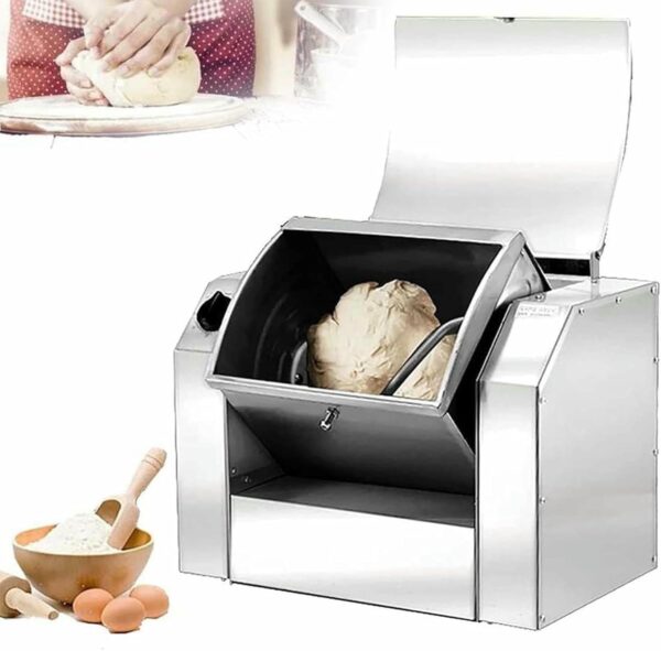 Commercial Electric Mass Mixer, High Resistance Mixer 10KG, Food Blender, Mass Machine Mass With 90 Degrees Tilt Cube, For School Restaurant