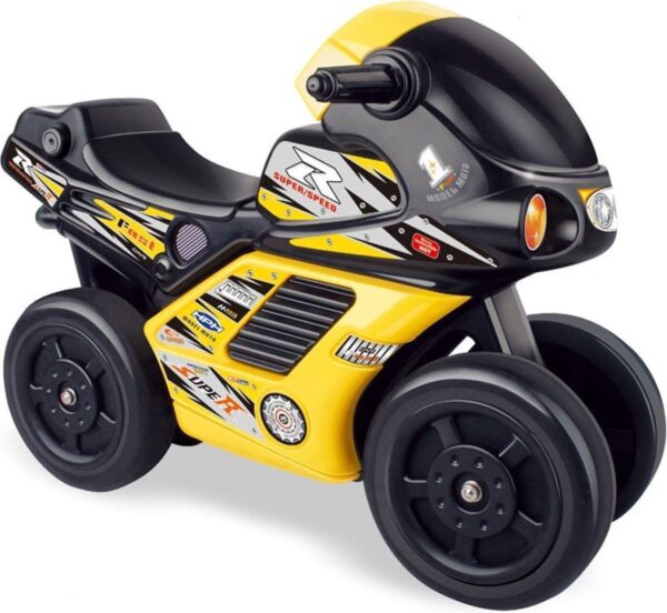 COO11 Ride On Balance Bike for Toddlers with Sound Effects, Handlebars, Foot-to-Floor Design, Push Along Indoor and Outdoor Safe Play, Fun Walking Toy Gift for Boys and Girls...