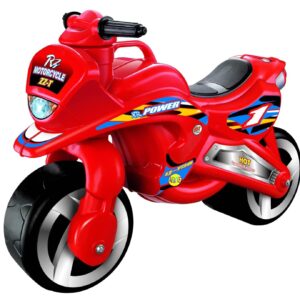 COO11 Ride-On Bike for Toddler Push Along Balance Motorbike, Foot-to-Floor Design, Handlebars, Indoor and Outdoor Play, Fun Toy Gift for Boys and Girls 3+ Years