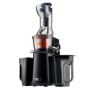 Cooks Professional Slow Masticating Juicer 400W for Fruits & Vegetables | Quiet Juicing Machine with Wide Feeding Chute, Pulp Ejection & Sleek Black Design | Great for Orange,...