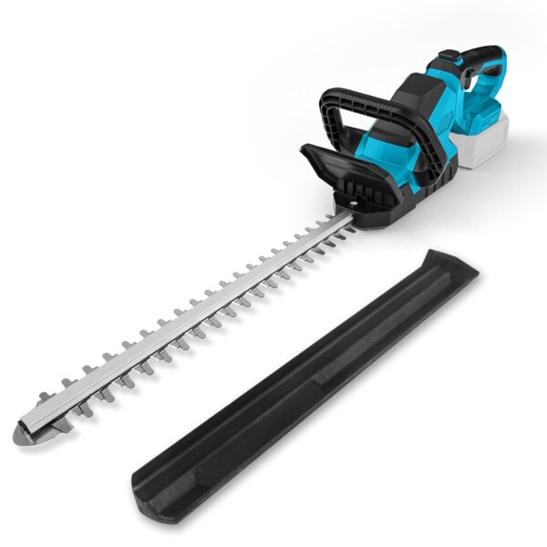Cordless Hedge Trimmer Compatible with Makita 18V Battery (No Battery), 3000RPM Brushless Electric Shrub Trimmer with 52cm Blade and 180° Rotatable Head