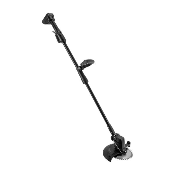 Cordless Lawn Edger Grass Trimmer Cutter 120 * 30 cm Adjustable Head Handle Rechargeable Hand Push Lawnmower Black Wheeled Lawn Mower for Garden