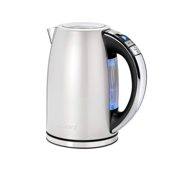 Cuisinart Multi-Temp Jug electric kettle, Fast boil, 3KW, Cordless, Frosted Pearl, Stainless Steel finish, 1.7L Capacity, Adjustable temperature, Removable washable anti-scale...