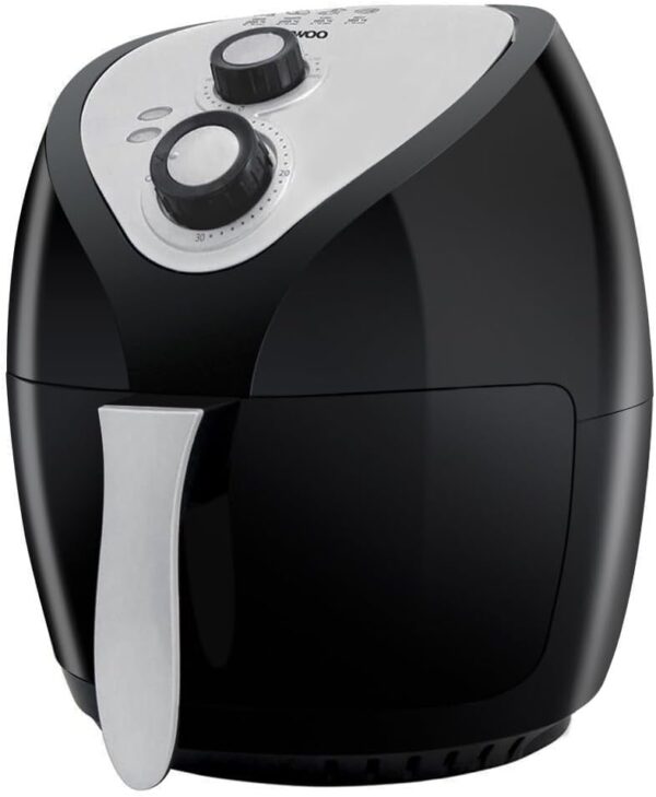 Daewoo 3.6L Air Fryer, Oil Free for Healthy Living, Rapid Air Flow Circulation for Fast Frying, 30 Minute Timer, Adjustable Thermostat