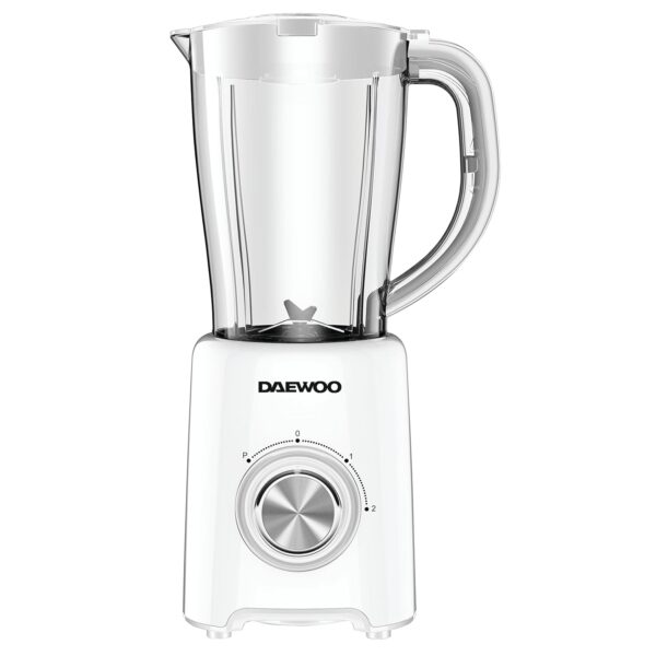 Daewoo Jug Blender with Coffee Grinder Attachment, 1500ml Capacity with 4 Speeds and Pulse Function (450W Power, 220-240v 50hz Type G, UK Plug), Perfect for Smoothies & Grinding...