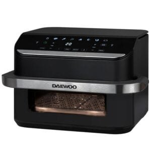 Daewoo Mega Drawer 10L Dual Air Fryer, Sync Finish & Match Cook, 8 Presets, Dual Drawer Cooking, Healthier Frying, Easy Clean Non-Stick, Family Size