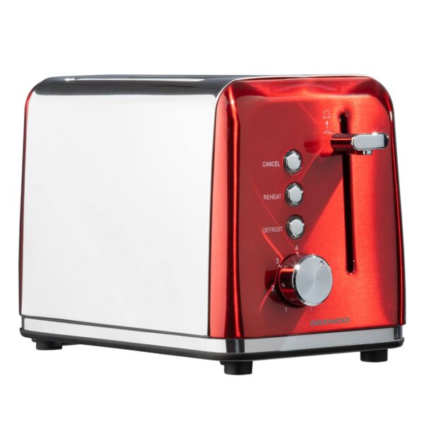 Daewoo SDA1584, Red 2 Slice Toaster