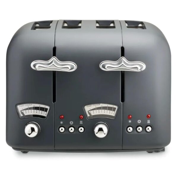 De'Longhi Argento Silva CT04.GY, 4 Slice Toaster Grey