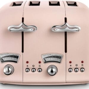 De'Longhi CT04PK Toaster, Plastic, Pink
