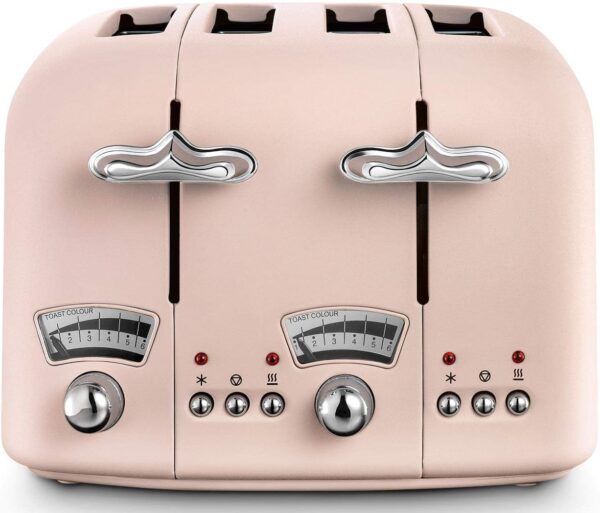 De'Longhi CT04PK Toaster, Plastic, Pink