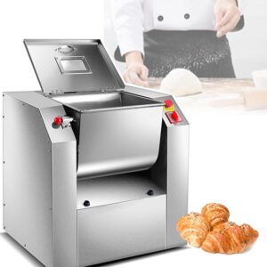 Dfdieratve Commercial Dough Mixer, with 15kg/25kg Kneading Capacity Electric Stand Mixer Dough Kneading Machine Heavy Duty Pizza Dough Mixer, for Schools Bakeries Restaurants...