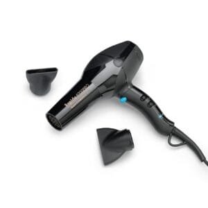 Diva Pro Styling Rapida 4000 Pro Dryer Onyx - 2200W Professional Hairdryer with Ionic Conditioning PRO109