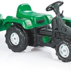 Dolu Ranchero Tractor & Scoop Ride on Green For Children From 3 Years Tractor Toy For Kids Garden Ride On Toddler Digger Children Tractors Pedal Sit On
