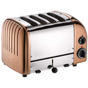 Dualit Classic 4 Slice Vario Toaster - Stainless Steel, Hand Built-In The UK - Replaceable ProHeat elements - Heat Two or Four Slots, Defrost Bread, Mechanical Timer - 47450,...