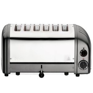 Dualit Classic 6 Slice Toaster - Stainless steel - Hand built in the UK - Replaceable ProHeat® elements - Heat two, four or six slots - Mechanical timer - Replaceable parts -...