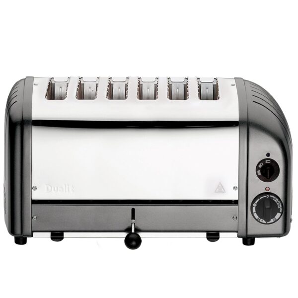 Dualit Classic 6 Slice Toaster - Stainless steel - Hand built in the UK - Replaceable ProHeat® elements - Heat two, four or six slots - Mechanical timer - Replaceable parts -...