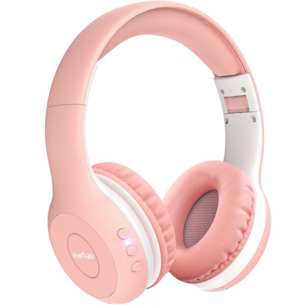 EarFun Kids Headphones Wireless, Bluetooth 5.4 Headphone for Child with Mic, 85/94dB Volume Limited Foldable Over Ear, Hi-Fi Stereo Sound, 40H Playtime, Gifts for Girl,...
