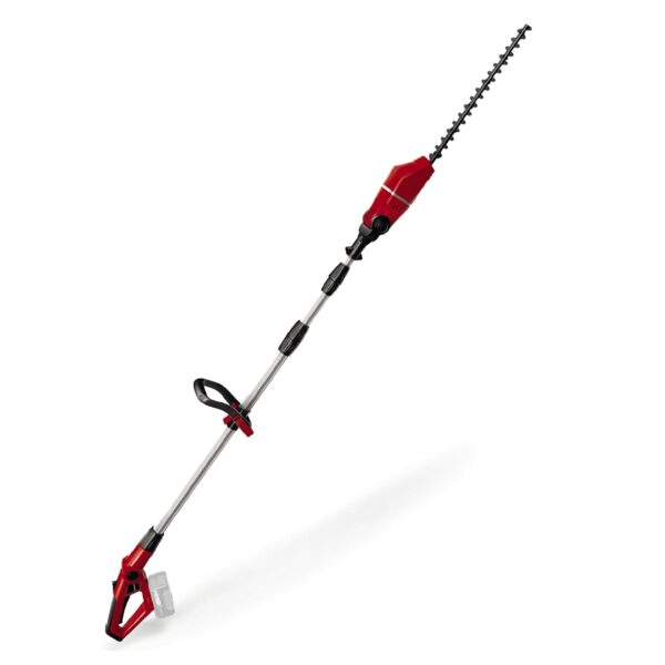 Einhell Power X-Change 18V Cordless Long Reach Hedge Trimmer - Lightweight Telescopic Hedge-Cutter With Extendable Pole - GE-HH 18/45 Li T Solo Pole Hedge Trimmer (Battery Not...