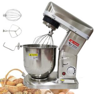 Electric Kitchen Mixer | Commercial Stand Mixer with 5l/7l/10l Capacity,for Baking in Pizzerias and Cake Shops. Features 3 Speed Settings and Comes-360° Rotation,5L
