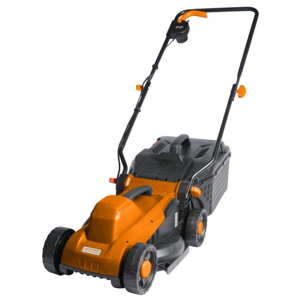 Electric Lawnmower - 320mm Cutting Width - 3 Cutting Heights 25mm to 65mm - 30 Litre Collection Box - 1200W - Folding Handle