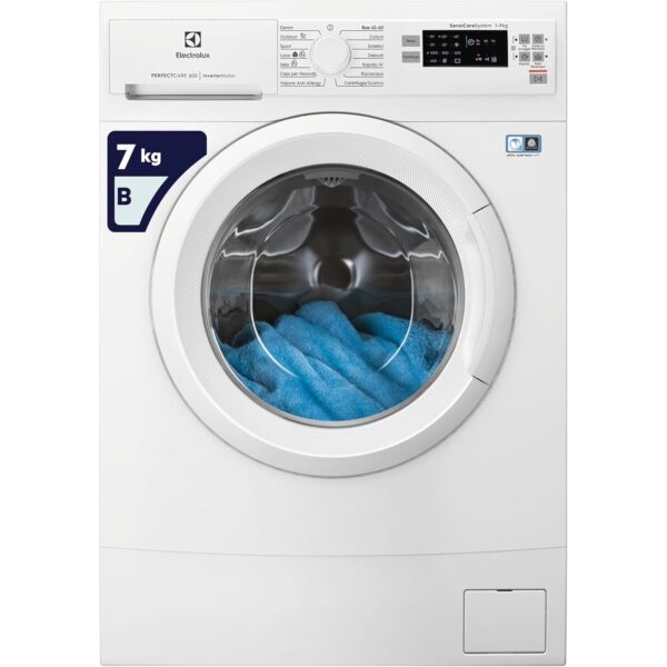 Electrolux EW6S570W Front Loading Washing Machine Slim (45 cm) 7 kg 1000 RPM Energy Class B