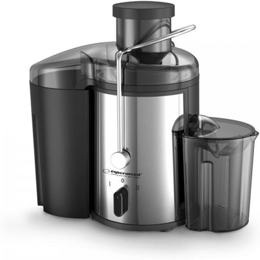 Esperanza EKJ002 Carrot Juicer Metal Black,Silver