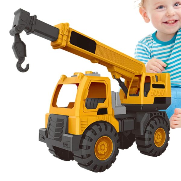 Excavator Truck Toy, Construction Play Vehicle, Kids Digger Truck, High Precision Controls Durabled Build Large Size Ideal for Beach Sand Play, 12.2x5.51x9.06 Inches