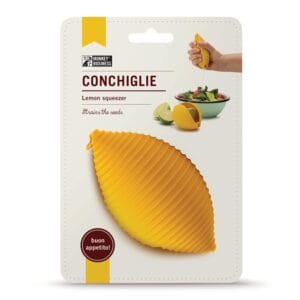 Fun Pasta Shaped Silicone Lemon Squeezer/Maximum Juice with None of The Mess/Easy to Use & Easy to Clean - Prevents Wayward Squirts and Strains The Pips Too!