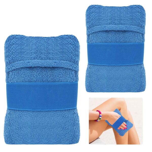 FYHJNC 2PCS Reusable Beach Sand Remover Brush, Easily Removes Sand, Easy to Carry, Talc Free for Beach Activities
