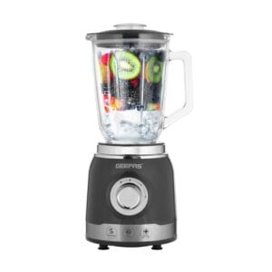Geepas Electric Blender Smoothie Maker, 700W | Glass Jug Blender with Ice Crusher Stainless Steel Blades | 2 Speed Control with Pulse Function| 1.5L Glass Jar | Smoothie...