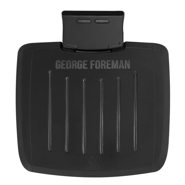 George Foreman Immersa Small Electric Grill [Removable Control Panel allows grill machine to be fully washable & dishwasher safe, Energy saving, Healthy, Toastie, Panini, Hot...