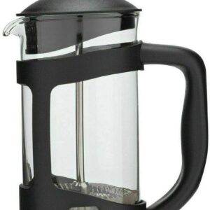 Glow Classic Black Cafetiere - 1000ml French Press Coffee Maker - Ideal for 3 cups of filtered coffee - Easy to Clean and Use Coffee Press - Made with Durable Shockproof Glass -...