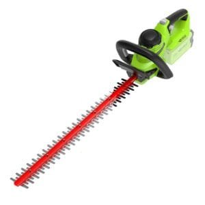 Greenworks G40HT61 Cordless Hedge Trimmer, 61cm Dual Action Blade, Cuts up to 27mm Thick Branches and Stems, 3000spm WITHOUT 40V Battery & Charger, 3 Year Guarantee, Tool only