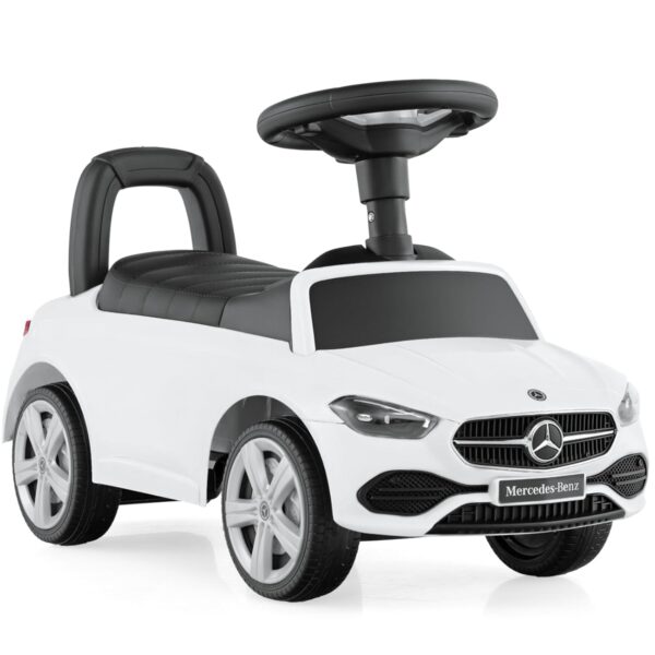 GYMAX Toddler Ride on Car, Mercedes-Benz Licensed Kids Sit on Toy with Under Seat Storage, Horn and Engine Sound, Outdoor Indoor Foot to Floor Sliding Car for 12-36 Months Boys...