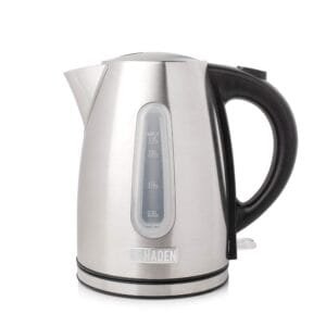 Haden Stoke 1.7L Electric Kettle - Brushed Stainless Steel, Rapid Boil, Cordless Kettle with 360° Swivel Base, Lightweight, Safe Water Boiler for Home, Kitchen, Tea, and Coffee