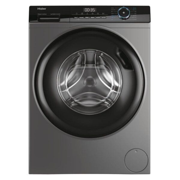 Haier HW80-B14939S8 Freestanding Washing Machine, 8kg Load, 1400RPM, Graphite [Energy Class A]