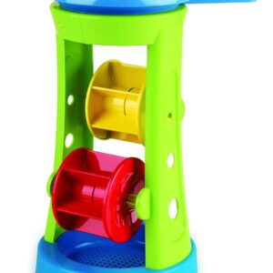 Hape Double Sand & Water Wheel | Beach and Bath Toy for Toddlers 18 Months and Up
