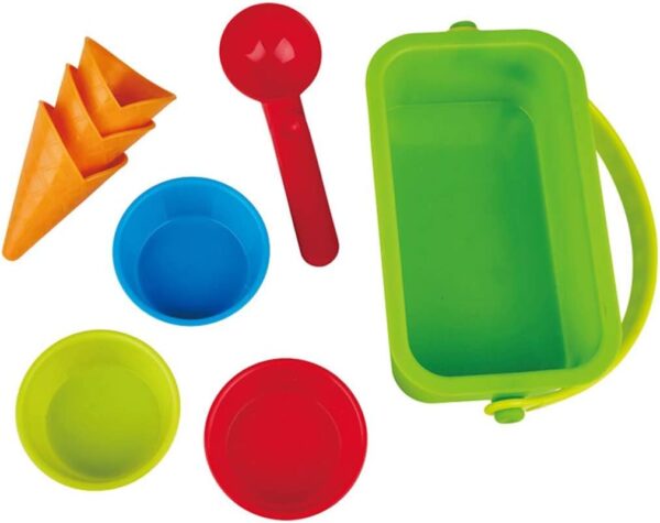 Hape E4057 Ice Cream Shop - Sand Mould Beach Toys, Multicolor