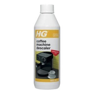 HG 323050106 Coffee Machine Descaler, Tough Scale Remover for Espresso, Easy Maintenance to Prevent Blockages, Biodegradable & Odourless Citric Acid Formula, White, 500 ml, Pack...