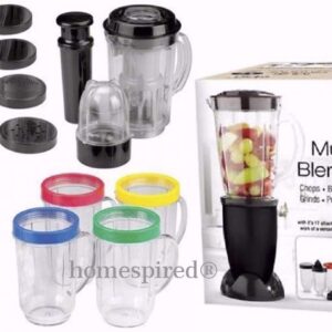 HomespiredÂ® Multi-Functional Blender 17PC JUICER Smoothie Maker LIQUIDISER Mixer Chopper Food Processor 250W