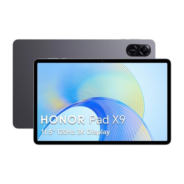 HONOR Pad X9, 11.5-Inch Wi-Fi Tablet, 4GB+128GB, 120Hz 2K FullView Display, 6 Speakers, Android 13, Space Grey