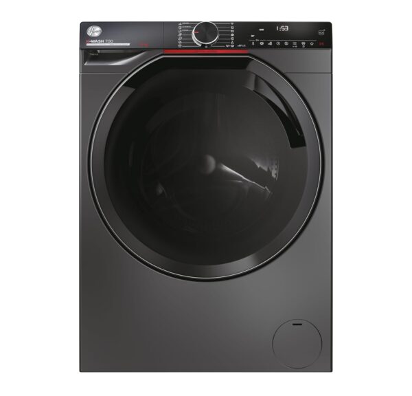 Hoover H Wash 700 H7W 412MBCR-80 12kg 1400rpm Washing Machine Graphite - A Rated