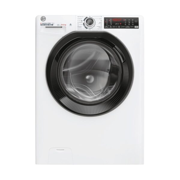 Hoover H-WASH&DRY 350 Freestanding Washer Dryer, 9 Kg Wash + 6 Kg Dry, 1400 RPM, Combined Cycle Class D, Wi-Fi & Bluetooth, Auto Care & Steam Care Pro, White, 60x54x85 cm -...