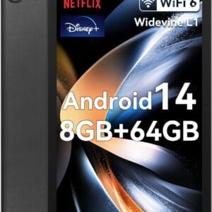 HotLight Tablet 10 inch Android 14 Octa-Core Processor, Face ID, OTG, 8GB+64GB+1TB Expansion, 1280 * 800 IPS, Support Split-Screen, WiFi 6, BT5.3, Dual Camera 5MP+8MP, 5000mAh,...