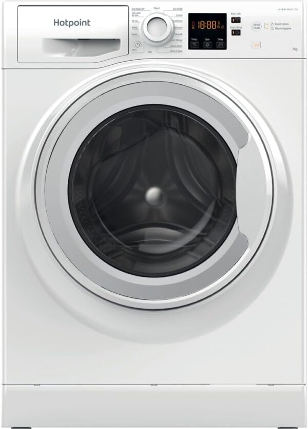HOTPOINT 7kg 1400 Spin AntiStain Washer - White - A Rated