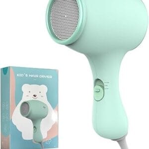 HOVCEH Kids Hair Dryer, Hairdryers for Kids, Portable Travel Hairdryer, 550W Baby Blow Dryer, Lightweight Blow Dryer, Mini Small Quiet Hairdryer with DIY Stickers Gift for Girl,...