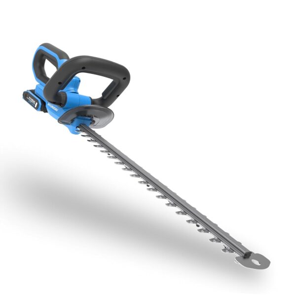 Hyundai 510mm Cordless Hedge Trimmer, 20V, 2.0Ah Li-ion Battery, 80 Min Runtime, 2kg Lightweight