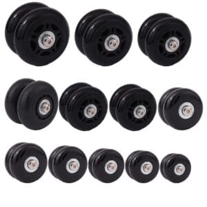 ICTRONIX Pair Luggage Suitcase Replacement Wheels Repair Axles Repair Kit