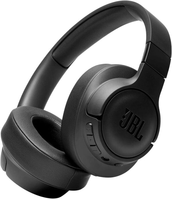 JBL Tune 710BT Wireless Over-Ear - Bluetooth Headphones with Microphone, 50H Battery, Hands-Free Calls, Portable (Black)